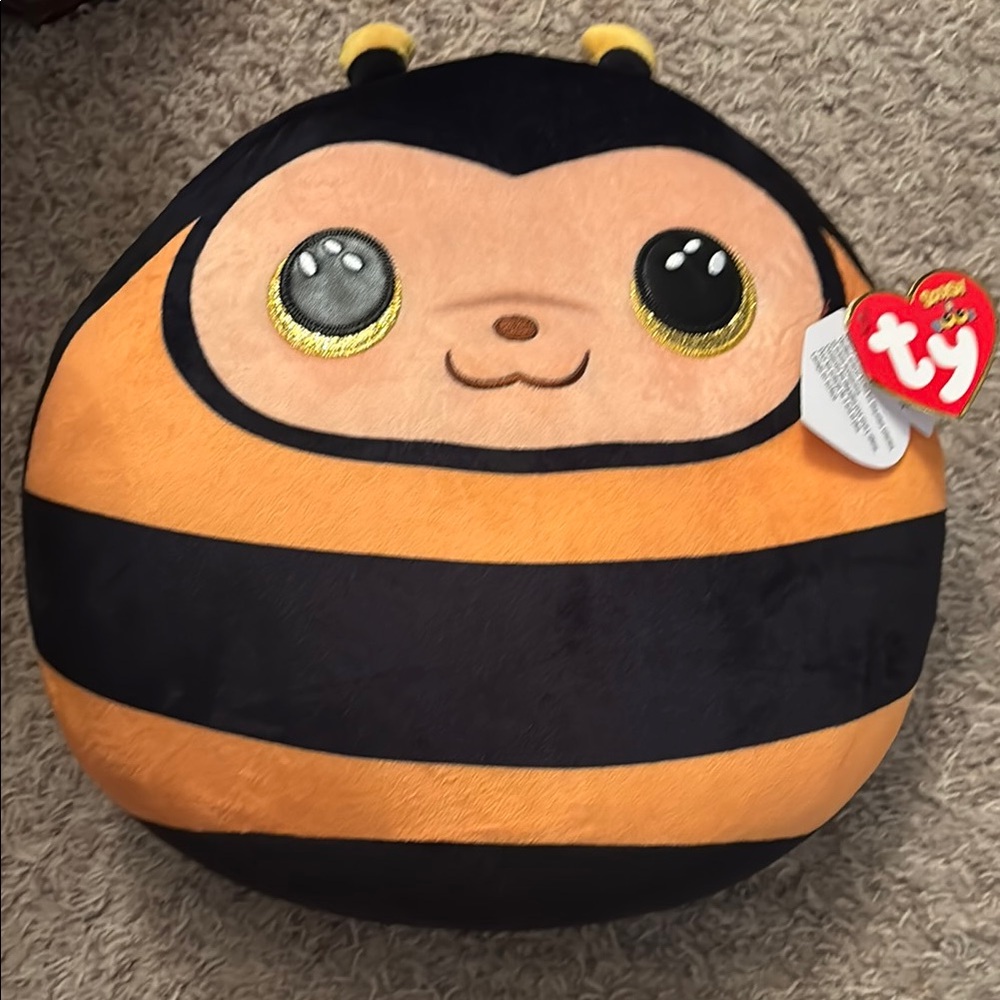 Ty Bumblebee Plush Toy - Black and Yellow